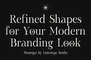 Montegar - Elegant Celestial Serif, a Serif Font by Lettertype Studio (Thumbnail 9 of 15)
