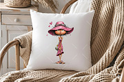 Funny Summer Beach Girl Clipart, an Illustration by OK Design (Thumbnail 5 of 6)