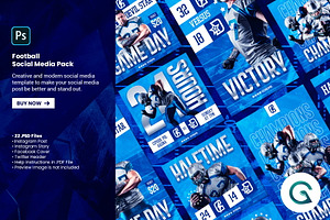 Football Social Media Pack