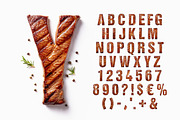 Steak Font, a Sans Serif Font by Handmadefont (Thumbnail 2 of 10)
