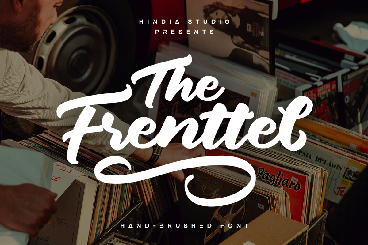 The Frenttel - Cursive Font, a Script Font by Hindia Studio (Photo 2 of 10)