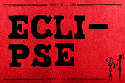 Cirque de la Lune Eclipse (Regular), a Font by dawnland (Thumbnail 1 of 2)