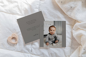 Double 5x5 Greeting Card Mockup