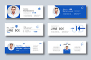Clean Email Signature Template, a Social Media Template by MightyDesign (Thumbnail 1 of 5)