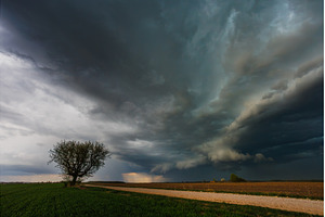 Dark storm rolling through the, a Nature Photo by Lukas Jonaitis SHOP