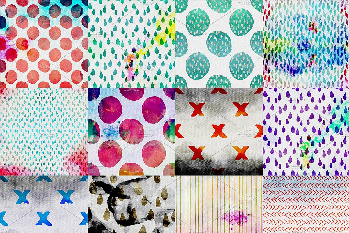 Watercolor Bundle - Designer Deal, an Illustration by Creativeqube Design (Photo 41 of 72)