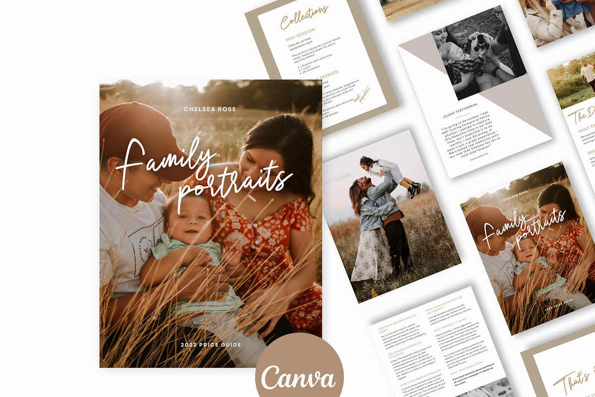 CLASSIC Price Guide Family Photos, a Magazine Template by Signature Edits (Photo 1 of 11)