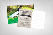 Wedding Invitation Postcard Template, a Card Template by graphicforest (Thumbnail 2 of 3)