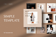 Simple Template, a Social Media Template by Sinando Studio (Thumbnail 1 of 4)