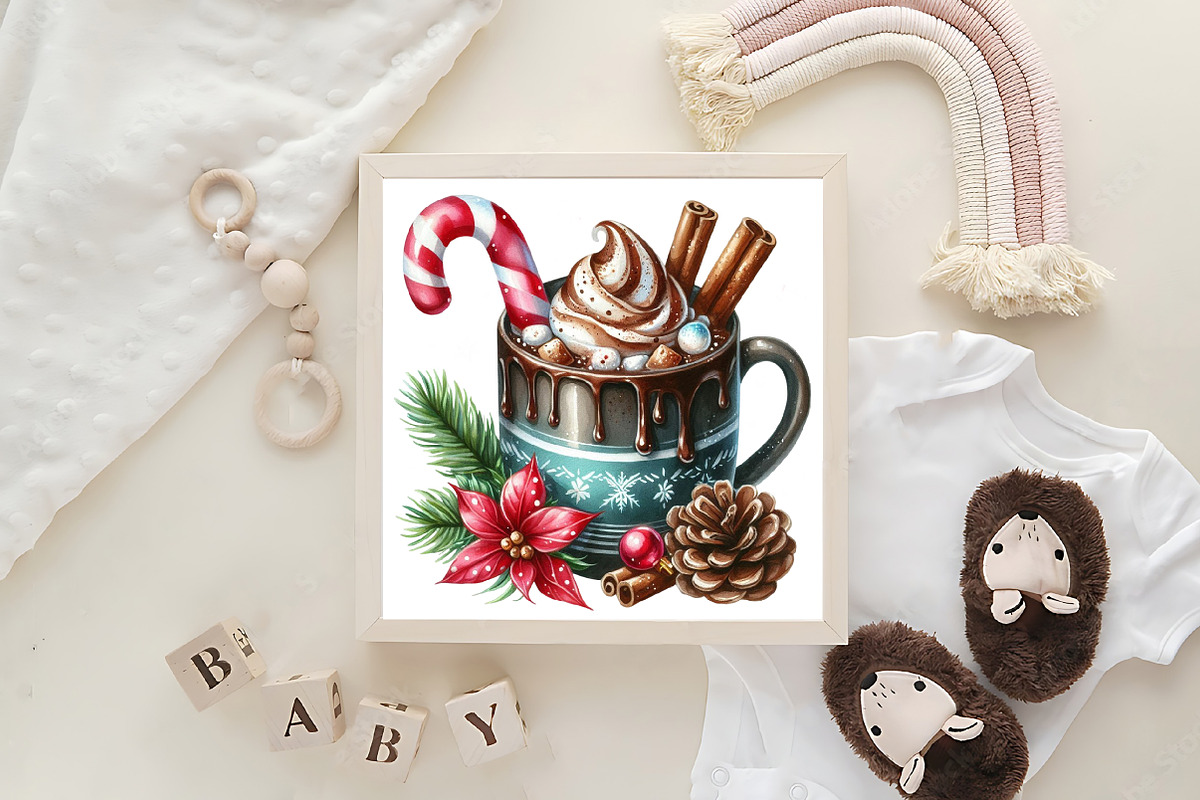 Cozy Christmas PNG, an Illustration by Designking (Photo 3 of 4)