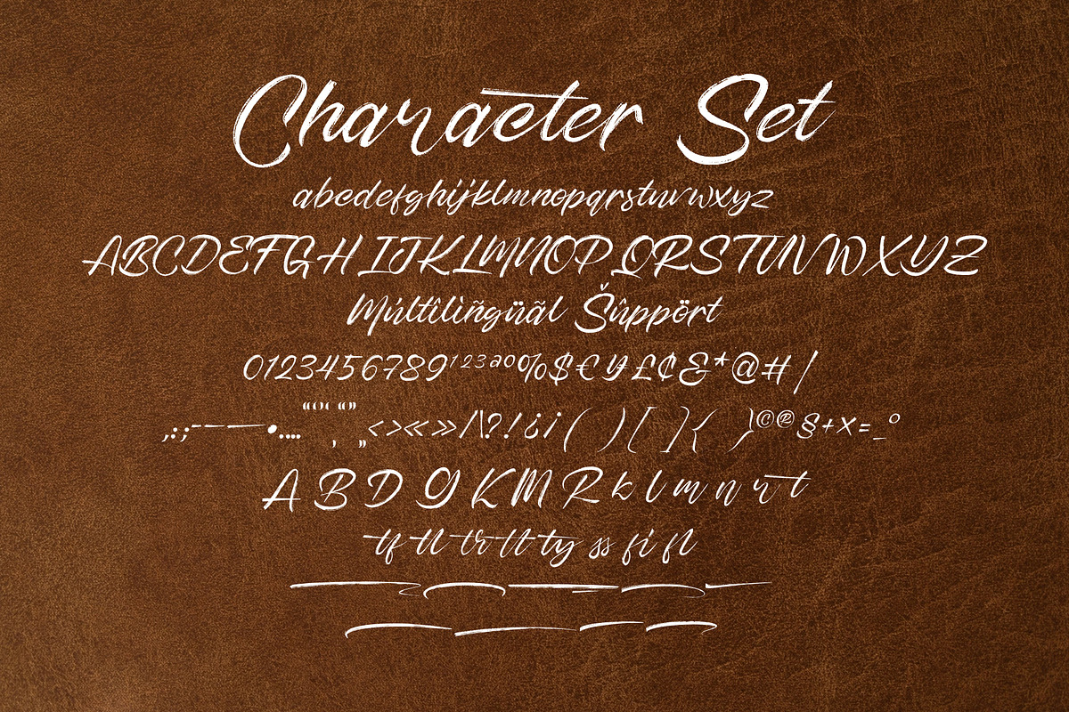 Rusted Strike – Dry Brush Font, a Script Font by VASTARD STUDIO (Photo 9 of 15)