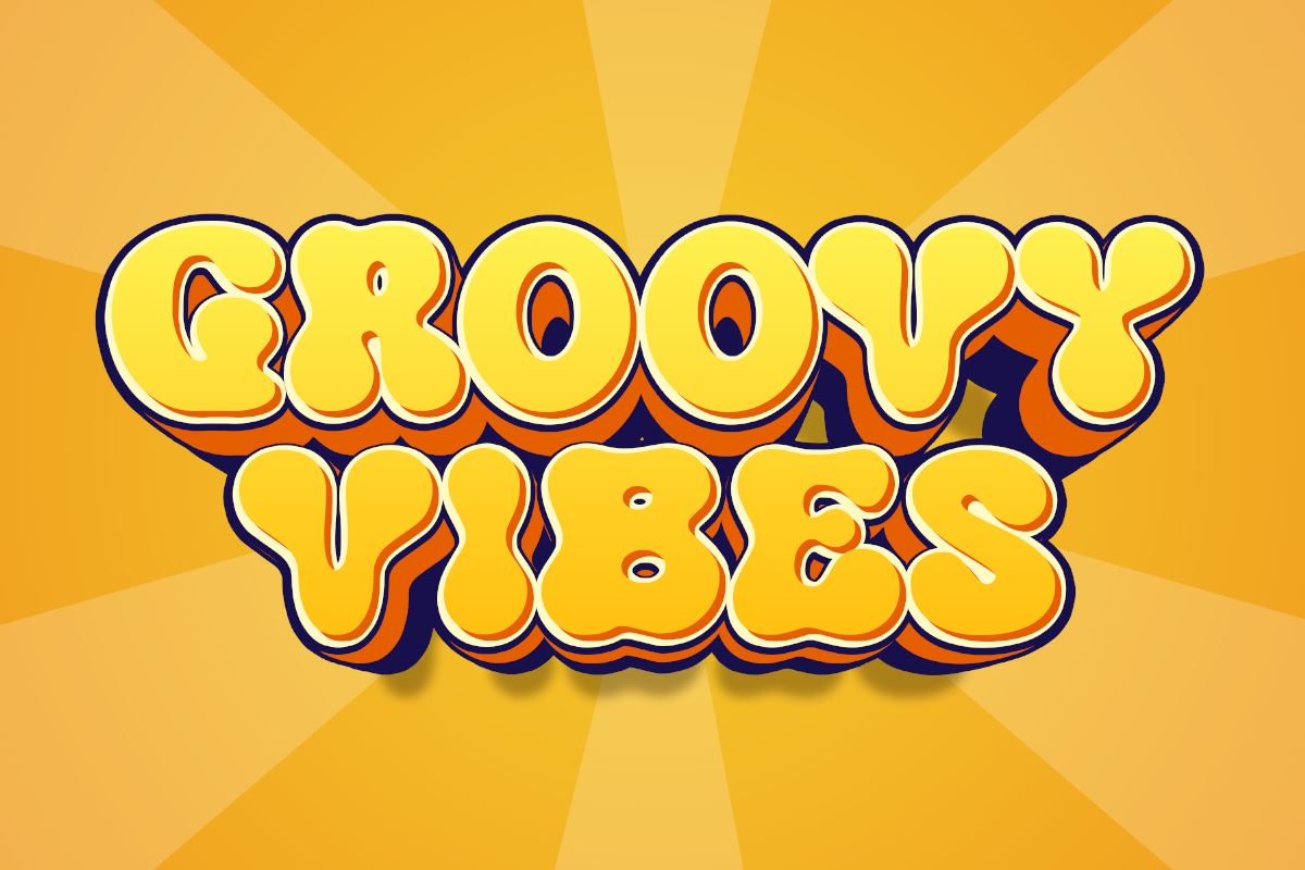 puffy chips retro typeface, a Sans Serif Font by Say Studio (Photo 2 of 15)