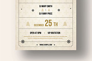 Christmas Party Invitation Templates, a Flyer Template by MightyDesign (Thumbnail 3 of 8)