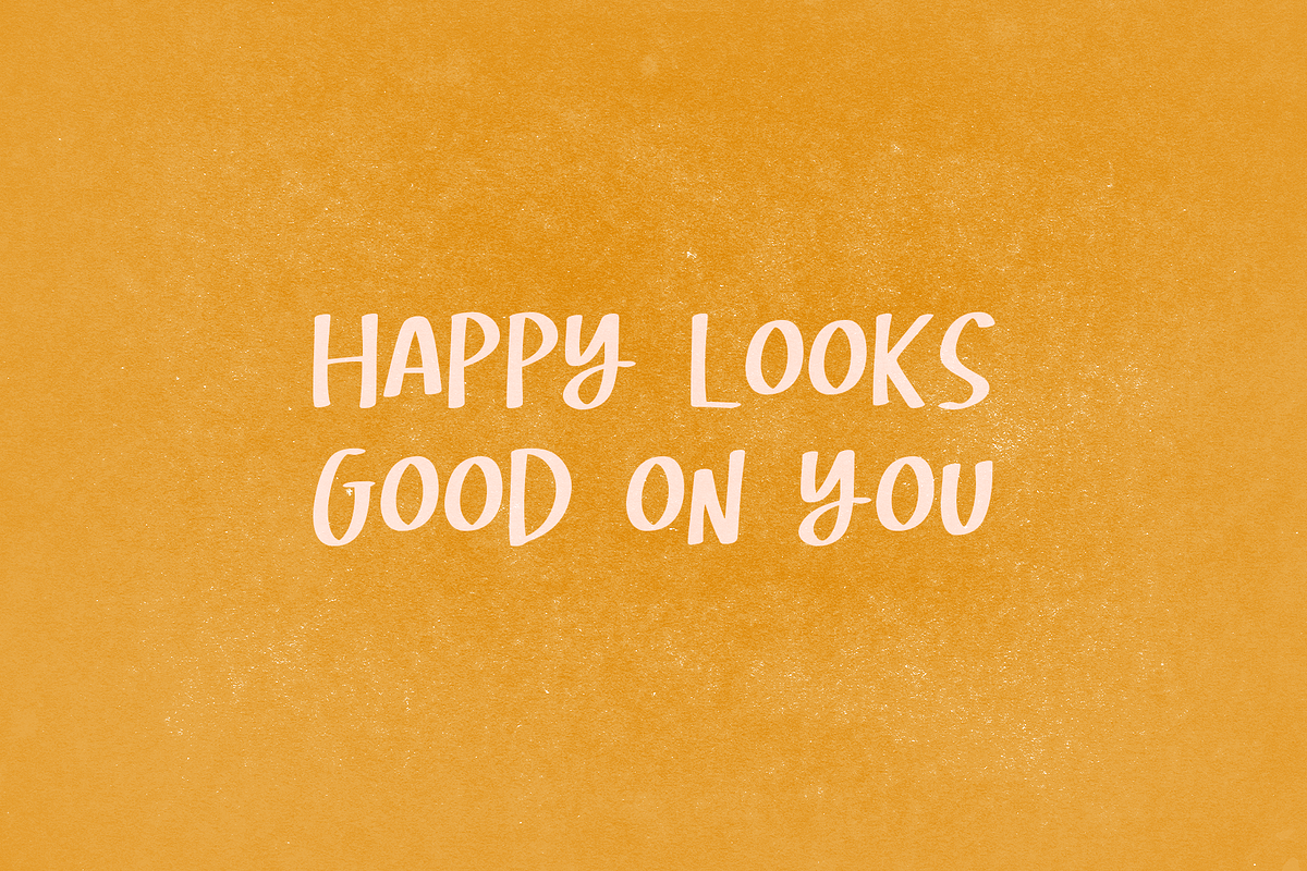 Happy Moments - Hand Drawn Font, a Handwritten Font by ™Creasi (Photo 4 of 6)