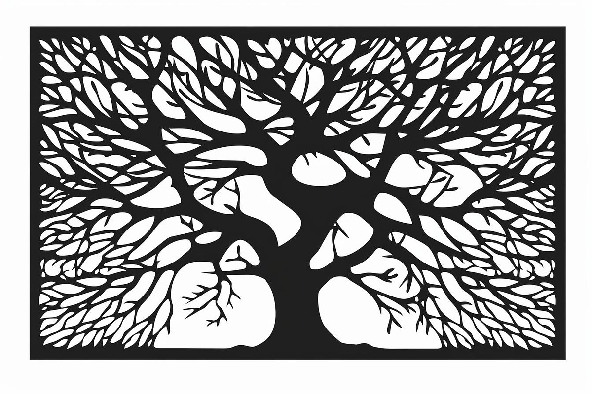 Tree Branch Laser Cut Panel Bundle, a Graphic by jahid234 (Photo 9 of 11)