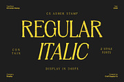CS Asher Stamp, a Serif Font by Craft Supply Co. (Thumbnail 3 of 8)