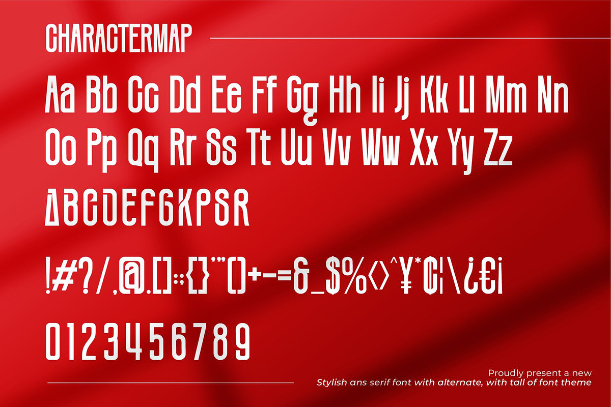 Grades | Modern Tall Sans Serif Font, a Sans Serif Font by Ermedia Studio (Photo 6 of 8)