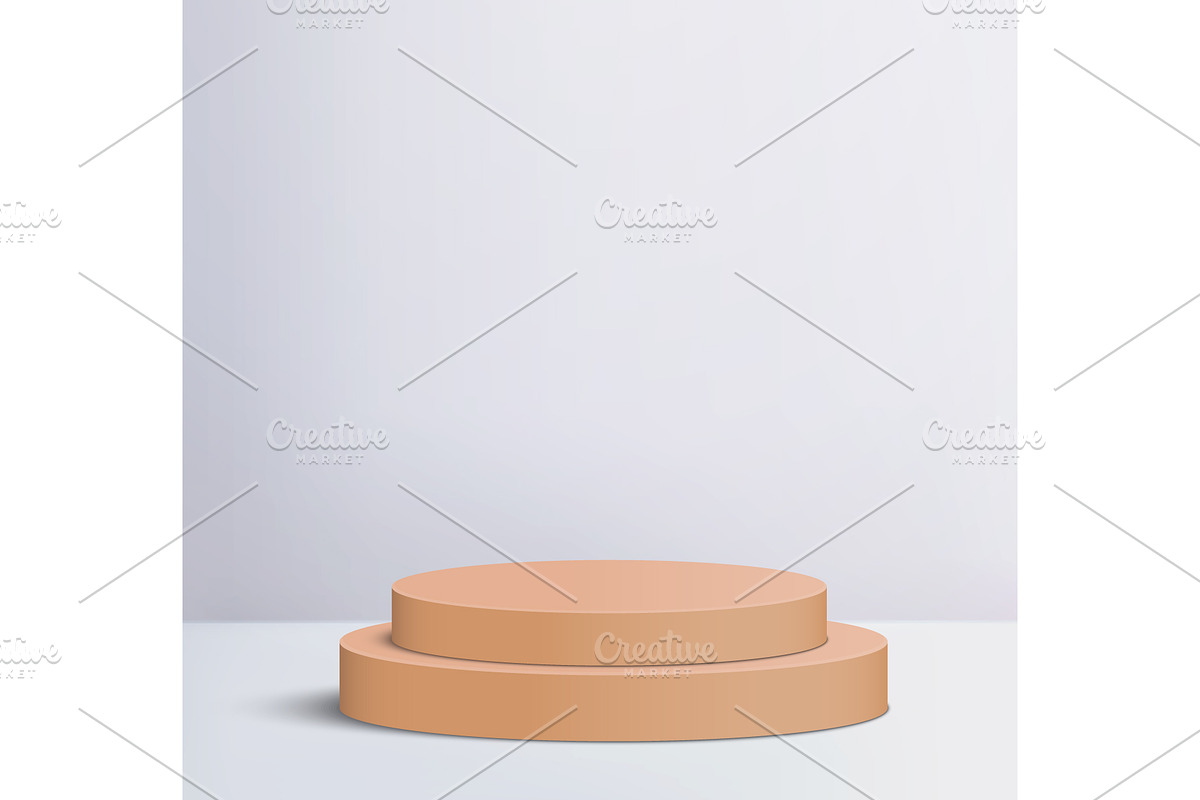 Minimalist podium display, an Object Illustration by Yayasya