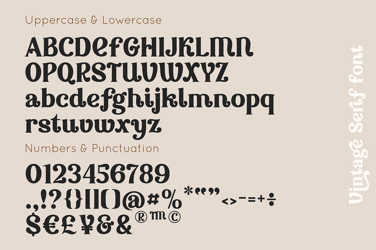Vintage font, a Serif Font by Anna Zakharchenko (Photo 17 of 20)