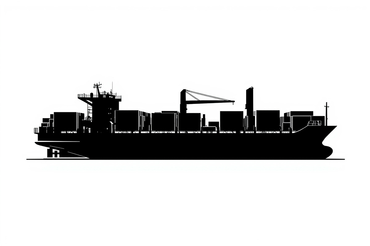 Ocean Ship & Boat Vector Silhouettes, an Illustration by jahid234 (Photo 3 of 9)