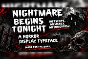 Dravik Thorn Horror Display Font, a Sans Serif Font by mesuka (Thumbnail 2 of 5)