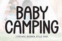 Baby Camping | Script Font