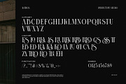 Katros Elegant Serif Font, a Serif Font by Perfectype (Thumbnail 8 of 8)