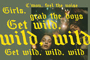 Willld | Distressed Blackletter, a Blackletter Font by Drawwwn (Thumbnail 8 of 13)