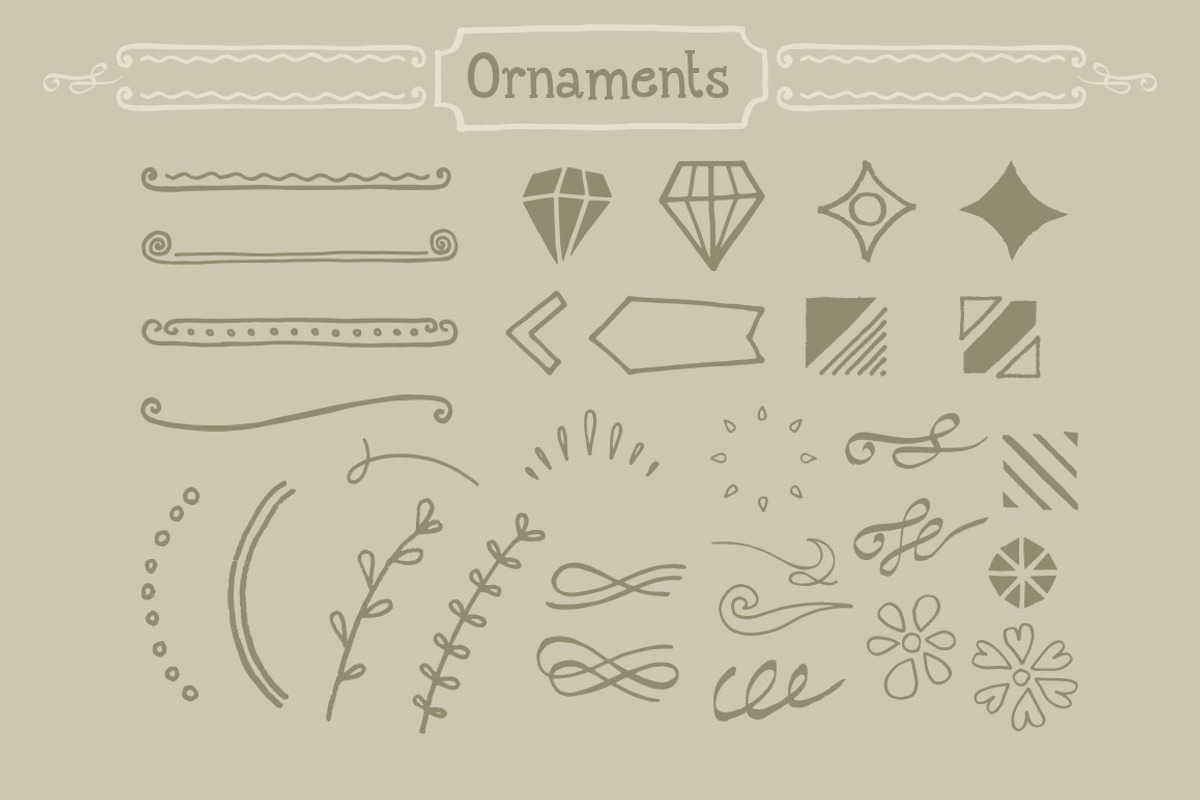 120 Handwritten Decorative Shapes 04 preview 5