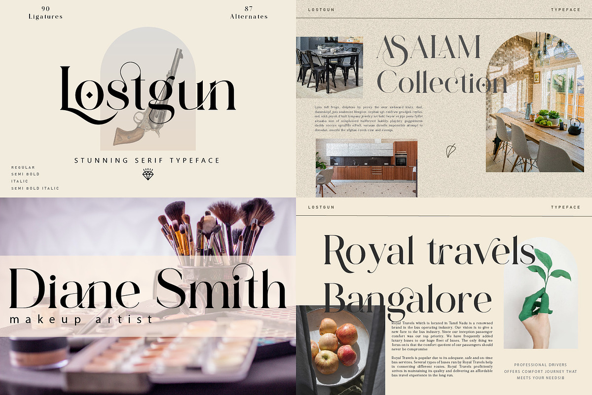 The 2021 Elegant BUNDLE-12 Typefaces, a Serif Font by Qaratype (Photo 2 of 13)
