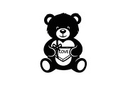 Cute Teddy Bear Love Vector Bundle, an Illustration by Designs_River (Thumbnail 15 of 51)