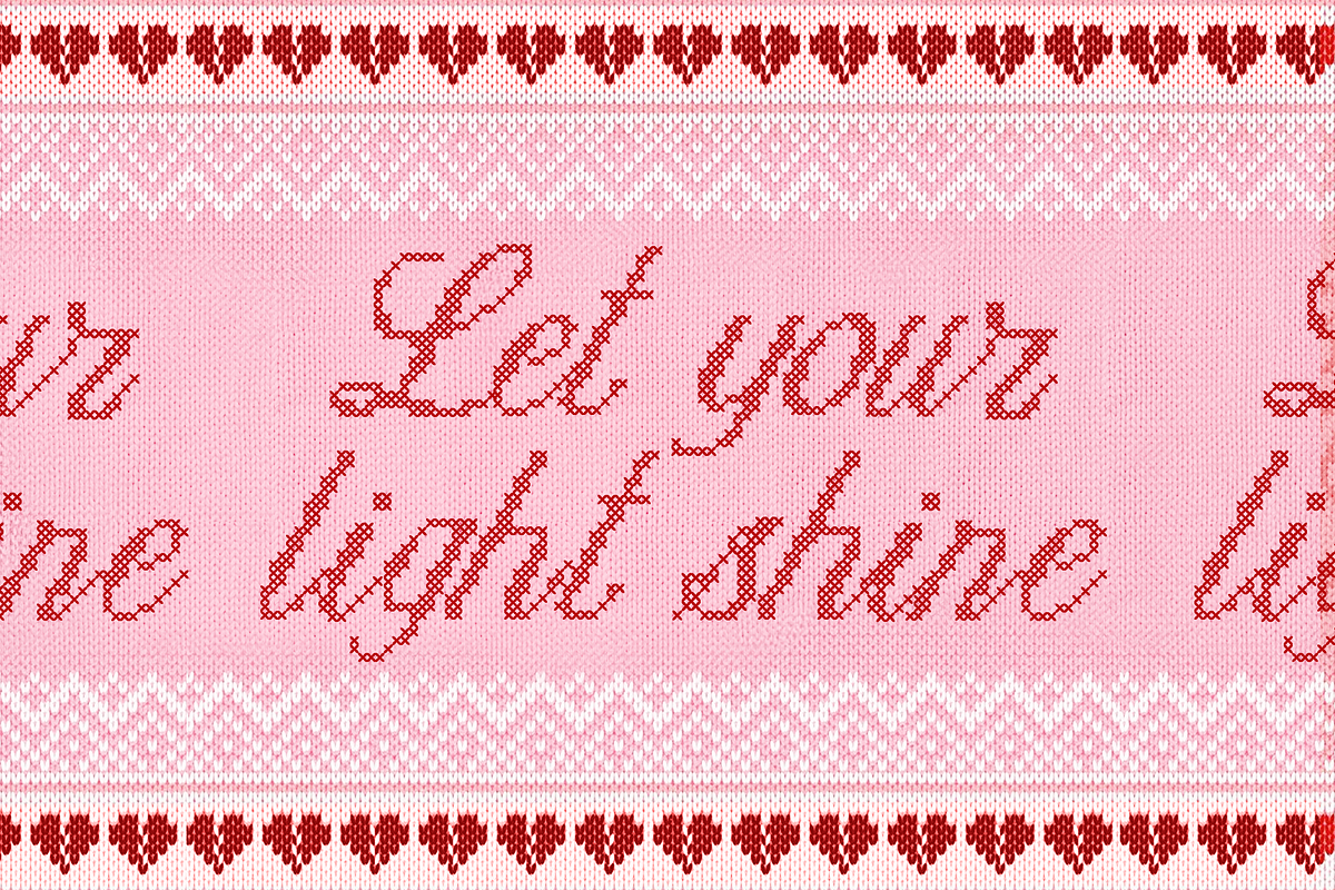 Heather knit - Stitch Font Bundle, a Script Font by Setara Langit CreativeStd (Photo 10 of 14)