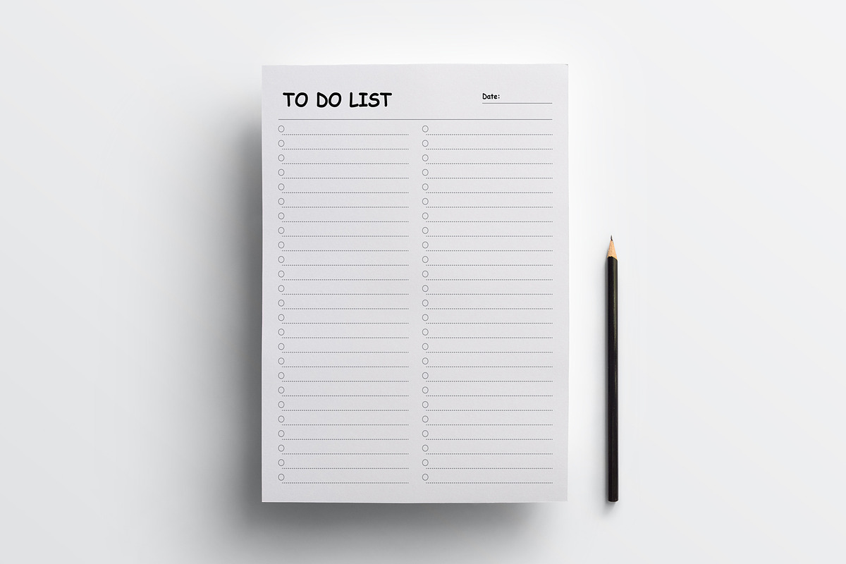 Editable Daily To-do List Planner, a Stationery Template by Mazharul Islam (Photo 3 of 4)