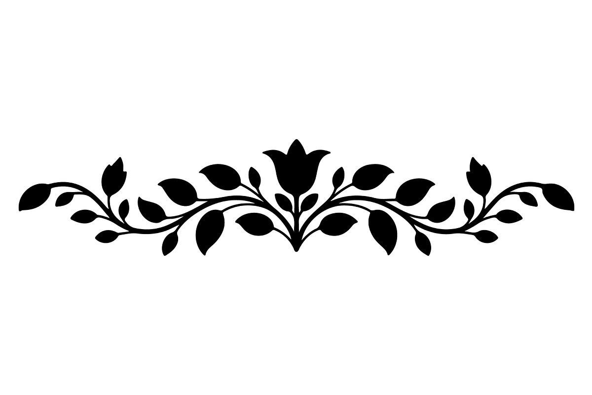 Ornamental Floral Silhouette, a Decorative Illustration by himelgfx (Photo 11 of 18)
