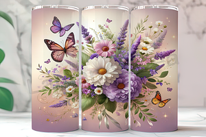 Lavender Flowers Tumbler, an Arts & Entertainment Photo by LamanAzalea