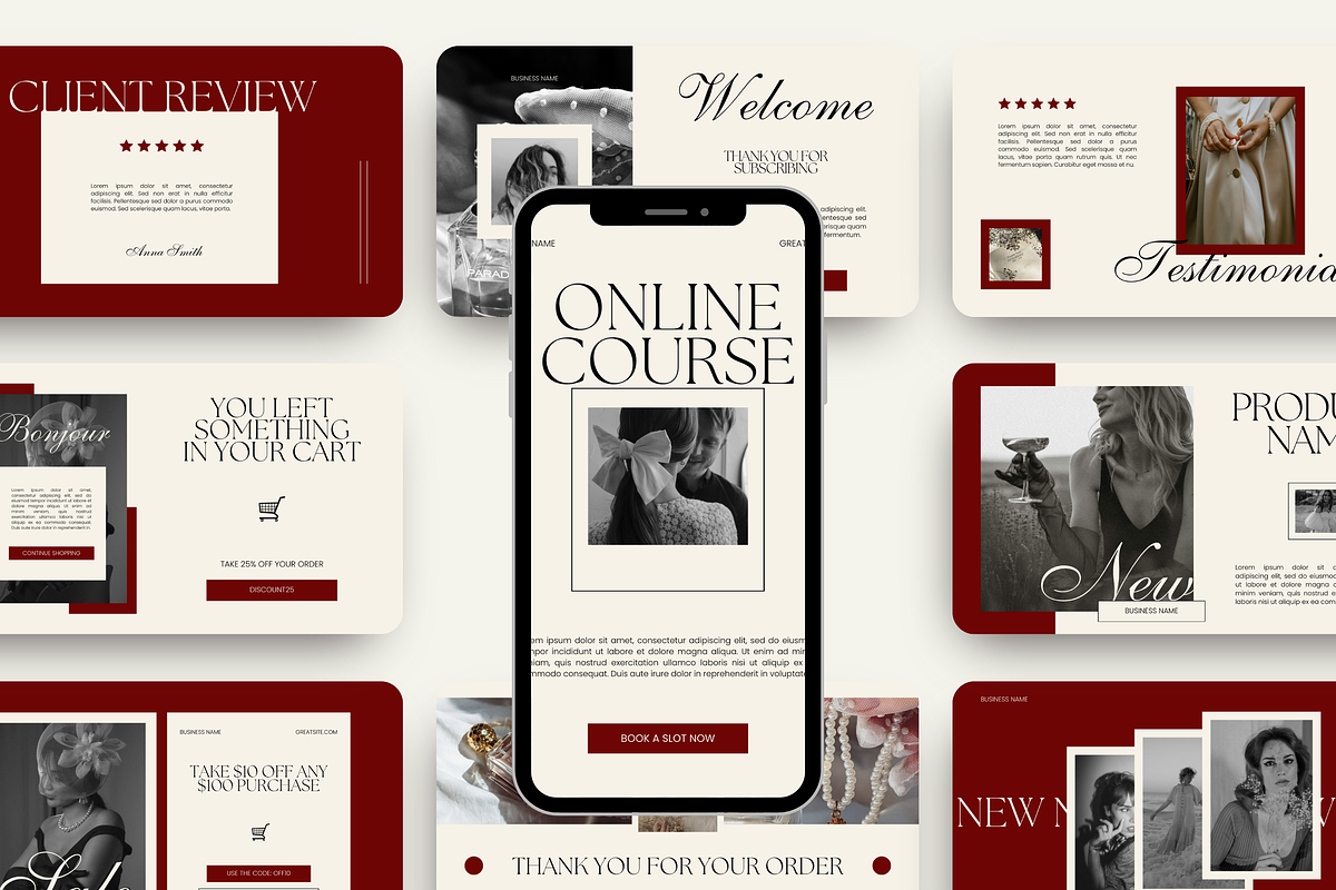 Email Marketing Newsletter Template, an Email Template by Branding Babe Co. (Photo 8 of 9)