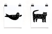 Cute animals BUNDLE, an Animal Illustration by Mii Lab (Thumbnail 11 of 20)