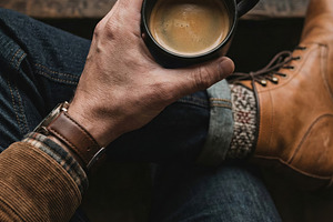 Cozy Morning Coffee in Hand, a Food & Drink Photo by Virgo Studio