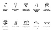 Olympic & niche sports Icon Set, an Outline Icon by Nurlan's shop (Thumbnail 3 of 6)
