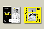 Fashion Social Media Template, a Social Media Template by MightyDesign (Thumbnail 3 of 8)