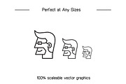 People Face Avatars Set, a Person Illustration by Designfour (Thumbnail 7 of 7)