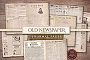 Old Newspaper Vintage Journal Paper, an Illustration by Secret Helper (Thumbnail 1 of 6)
