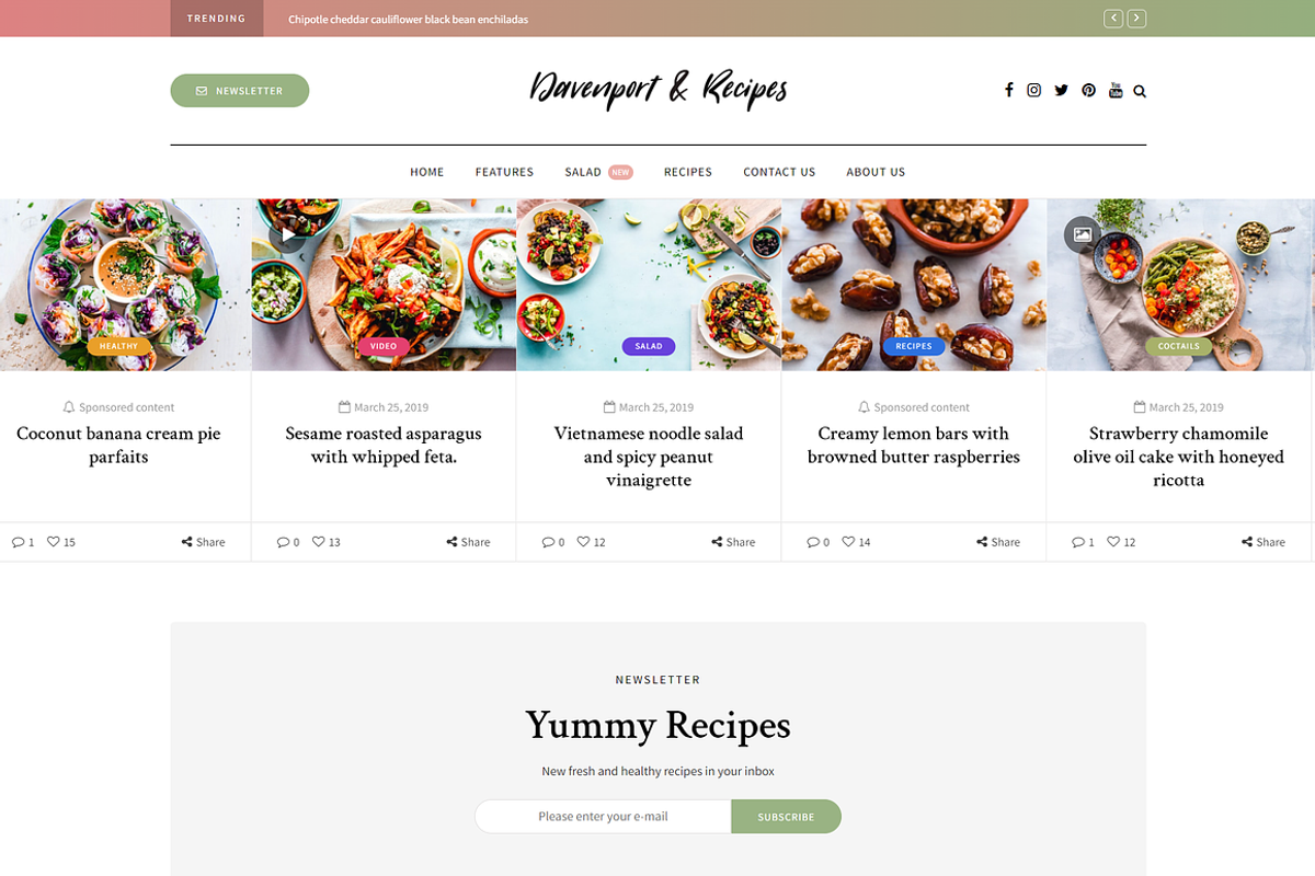 Blog and Magazine WordPress theme, a WordPress Template by Elite Templates (Photo 2 of 8)