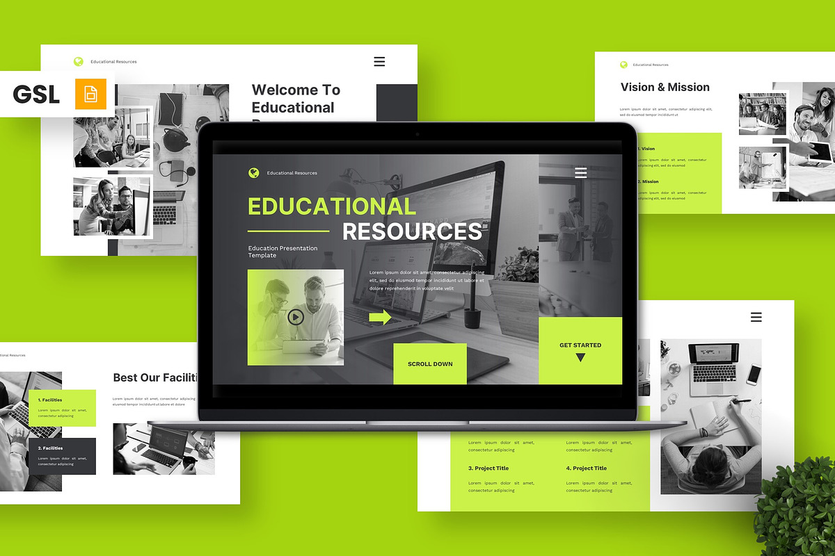 Educational Resources - Education, a Presentation Template by Deepslide Studio (Photo 1 of 6)