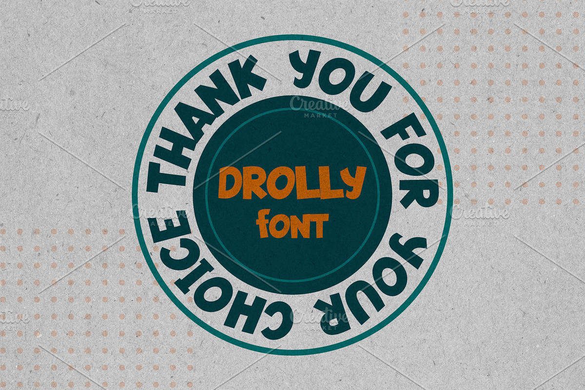 Drolly comics book funny font, a Sans Serif Font by Kapitosh (Photo 10 of 15)