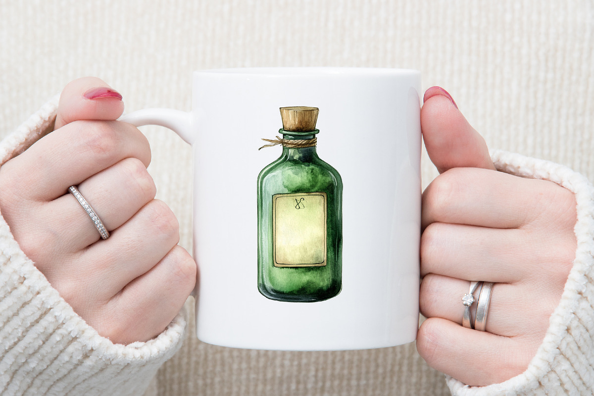 Apothecary Clipart Vintage Set, an Illustration by Sublimation Artist (Photo 5 of 6)