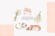 farmhouse watercolor clipart bundle, a Decorative Illustration by Patishop Art (Thumbnail 7 of 8)