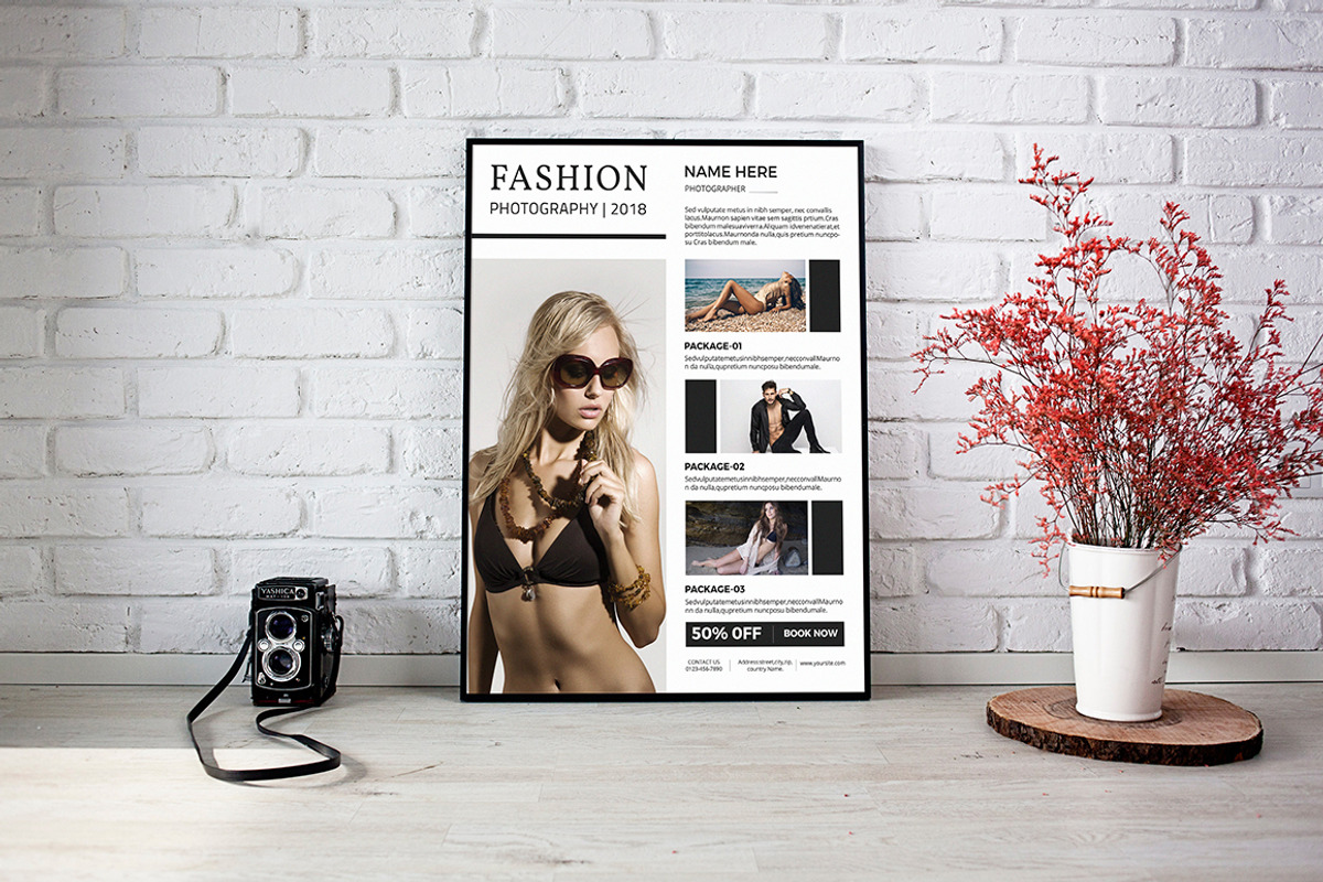Fashion Photography Flyer, a Flyer Template by Rimana_Templatehive (Photo 3 of 3)