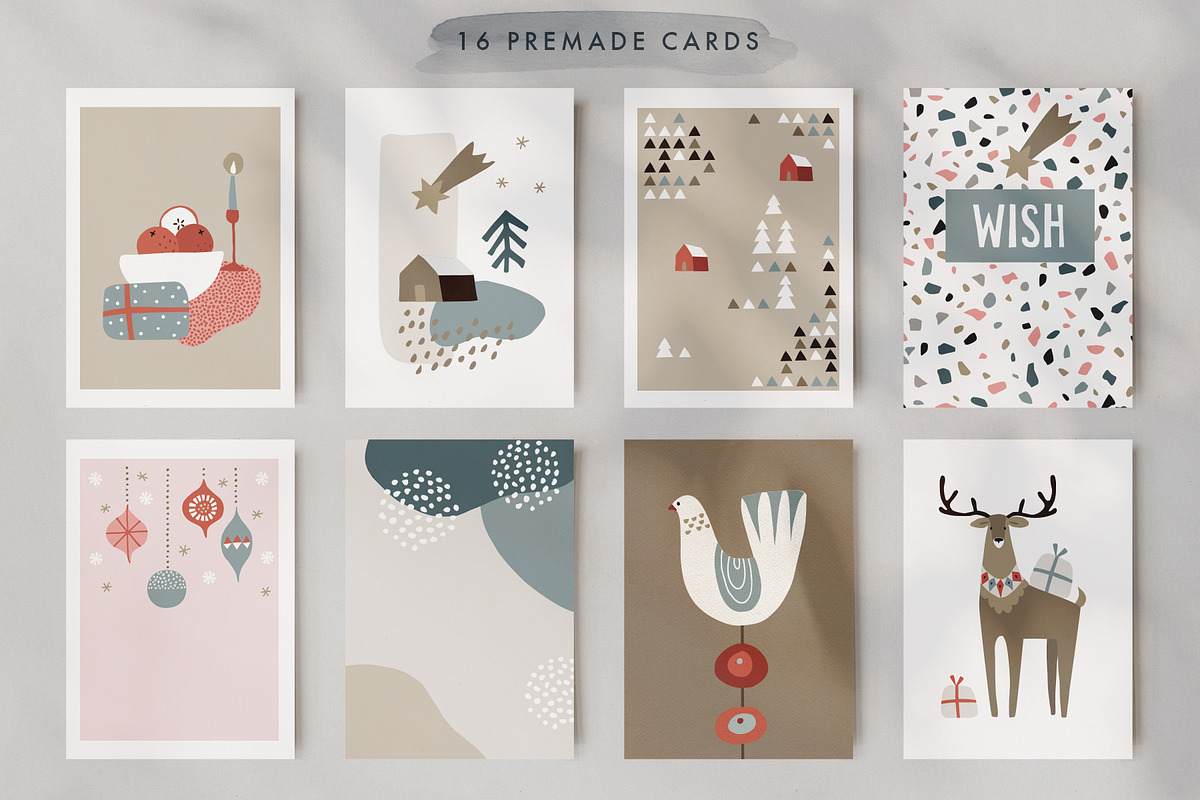 Scandinavian Christmas illustrations, an Animal Illustration by Tabita's shop (Photo 4 of 11)