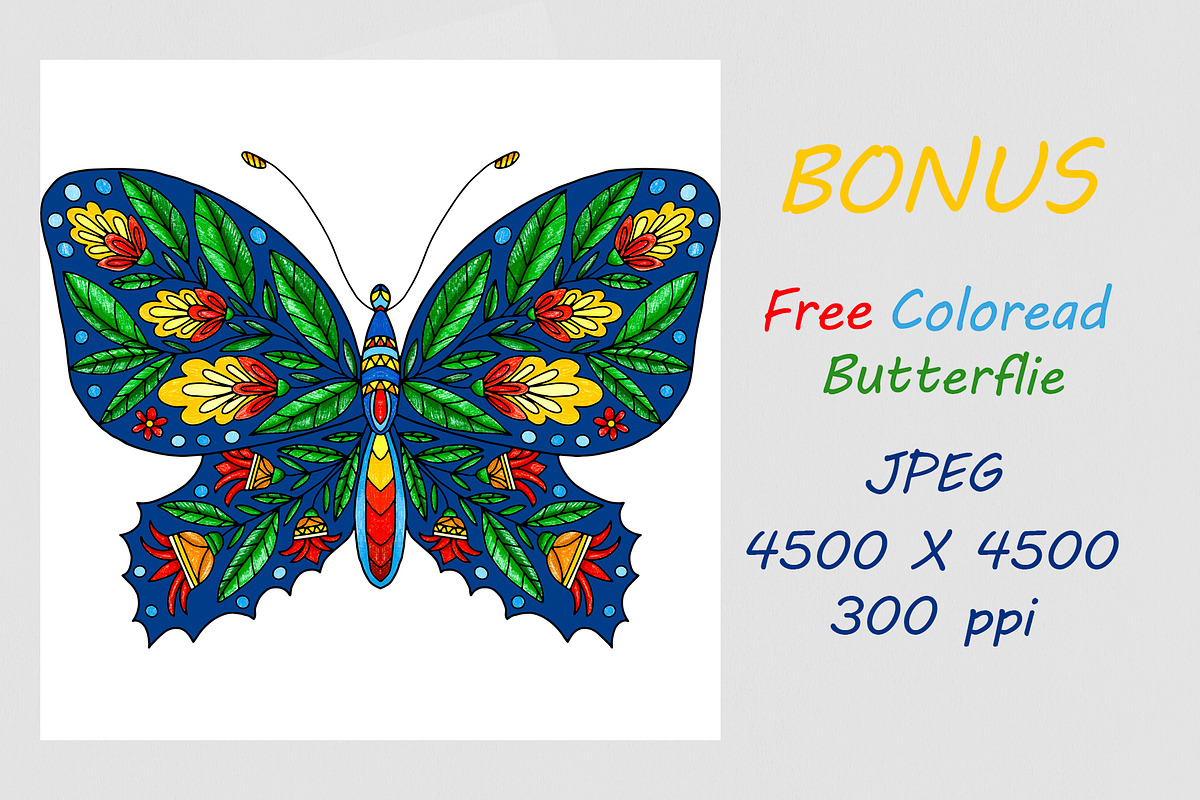 Butterflies with floral ornaments, a Brushes & More by dnapslvsk (Photo 5 of 5)